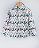 Hugsntugs Cotton Woven Full Sleeves Tree And Cloud Printed Shirt - Multi Colour