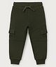 Sportking Cotton Blend Knit Solid Cargo Style Joggers - Olive