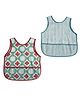 Taabartoli Cotton and Terry Hanblock printed Kiwi Toddler Bibs ( Set of 2)