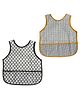 Taabartoli Cotton and Terry Hanblock printed Pebble Toddler Bibs ( Set of 2)