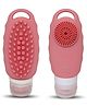 The Little Lookers (Baby Shampoo Bottle with Soft Silicone Scrubber) (2-in-1 Shampoo Dispenser & Bath Brush | BPA-Free | Leak-Proof | Gentle Massage & Cleaning) (90 ml)-(Pink) (1 Unit)