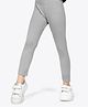Ariel Cotton Knit Solid Leggings - Grey