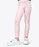 Ariel Cotton Knit Solid Leggings - Pink