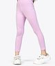 Ariel Cotton Knit Solid Leggings - Lilac
