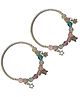 Kailash Creation Colorful Beaded Charm Bracelet with Butterfly, Star & Flower Charms - Pack of 2-20 g