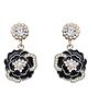 Kailash Creation Camellia Pearl Earrings Stylish Drop Stud Earrings for Women | Pack of 1-15 g