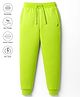 Pine Active Cotton Knit Full Length Solid Color Track Pant - Neon Green
