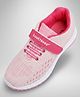 Toothless Mesh Detailed Velcro Closure Shoes - Pink