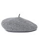 Priaansha Creation Woven Solid Beret Hat - Grey - Circumference  52 Cm