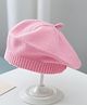 Priaansha Creation Woven Solid Beret Hat - Pink - Circumference  52 Cm