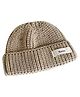 Priaansha Creation Knitted Woven Textured Cap - Beige - Circumference 48 Cm