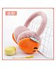 Priaansha Creation Fur Woven Orange Applique Detailed Earmuffs - Pink