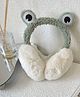Priaansha Creation Fur Woven Frog Eyes Designed Foldable Earmuffs - Green