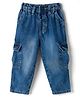 Babyoye Denim Full Length Washed Jeans - Blue