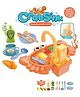 NEGOCIO Pretend Play Kitchen Sink Toy With Electric Faucet Kids Role Play Toys Learning Dishwasher Set Crab Shape for kids- PACK OF 1- COLOR MAY VARY