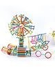 NEGOCIO 3D Stick Building Blocks Assembly Colorful Straw Toy for Kids- PACK OF 1- COLOR MAY VARY