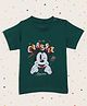 Nautinati Cotton Knit Disney Featuring Half Sleeves Mickey Mouse Printed Tee - Green