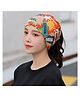 MOMISY Soft Stretch Chemo Scarf Beanie | Breathable Slouchy Hat with Stylish Prints for Women (Yellow)