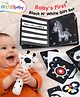 Intellibaby 3-in-1 Baby's First Black N' White High Contrast Premium Gift Set | Early Sensory Development | Newborn Visual Stimulation | BIS Certified | Educator Recommended | Ideal For Gifting