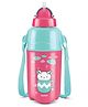 Milton Kool Trendy Insulated Sipper Water Bottle with Straw Leak Proof  BPA Free  Food Grade  Easy to Carry Pink - 370 ml