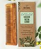 Nat Habit Herb-Soaked Neem Wooden Comb  17 Herbs with Neem & Sesame Oil | Dual-Tooth Comb for Detangling, Frizz Control & Natural Shine | All Hair Types