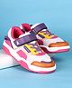 Pine Kids Velcro Closure Solid Casual Shoes - Pink & Purple