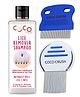 Coco Crush Anti Lice & Nits Shampoo Kit - With Fine Teeth Nit Comb & Stainless Steel Lice Comb 100 ml