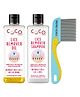 Coco Crush Lice & Nits Treatment Combo - Ayurvedic Oil, 200ml; Herbal Shampoo, 200ml; & Long Handle Comb 1Unit