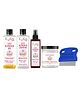 Coco Crush 100% Natural 5-in-1 Lice & Nits Kit - Oil, 200ml; Shampoo, 200ml; Spray, 50ml; Cream, 50g; & Fine Tooth Comb, 1Unit