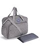 Premium Multipurpose Stylish Diaper Bag with Changing Mat - Grey| Water Resistant| Spacious Compartments | 2 Side Bottle Pockets | Multi-Compartment Organizer