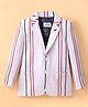 Noddy Full Sleeves Striped Blazer - Melange Grey