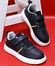 TRASE Colour Blocked Velcro Closure Sneakers - Black & Yellow