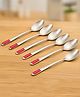 HAZEL Stainless Steel Spoon Set, Set of 6 pcs, 16cm