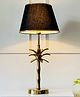 CasaGold Antique Brass Finish Metal | Design Coconut Tree | Table Lamp