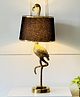 CasaGold Antique Brass Finish Metal | Design Flamingo | Table Lamp