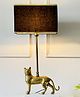Casa Gold Antique Brass Finish Metal | Design Cheetah | Table Lamp with Marble Base