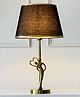 Casa Gold Antique Brass Finish Metal | Design Valentine |Table Lamp