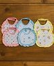 Totilo Premium Imported Knot Frill Baby Bibs - Super Soft, Large Size, Cute Designs (set of 6)