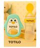 Totilo Baby Silicone Spoon Bottle with Soft Teether Feeder Combo , BPA Free Feeding Set- Yellow & Green