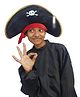 BookMyCostume Halloween Theme Sea Pirate Hat Accessory - Black