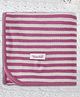 Merino Baby Wrap-Pink Stripe