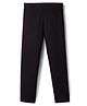 Pine Kids Cotton Lycra Knit Full Length Solid Colour Leggings - Black