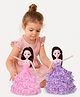 Sanjary Dancing Girl Princess Doll with Music and 4D Flashing Lights for Kids 360 Degree Rotating Sound Moving Angle Girl color design may vary