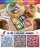 Intelliskills 4-in-1 Classic Board Games Box | Ludo, Snakes & Ladders, Drive Your Car, Money Game |2 Double-Sided Boards, 16 Pawns, 1 Dice, 1 Instruction Manual | Educator Recommended | BIS Certified