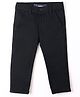 nuberry Cotton Woven Solid Pant - Black