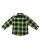 nuberry Cotton Woven Full Sleeves Checked Shirt - Green