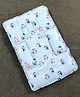 Babyhug 100% Cotton Fix Pillow Mat With Penguin Print - Blue| Soft & Comfortable| Light Weight & Travel Friendly| Foldable| New Born Gifting Option| Boys & Girls| Use on Floor Cribs Cots or Cradle