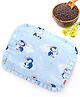Babyhug Head Shaping Mustard Seed Pillow Penguin Print - Blue| 1 Kg Natural Rai| Cotton Removable Cover| Natural Warming Property|Prevents Cold & Flat Head Syndrome| NewBorn Neck & Shoulder Support