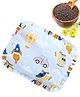 Babyhug Head Shaping Mustard Seed Pillow Transport Print - Blue| 1 Kg Natural Rai| Cotton Removable Cover| Natural Warming Property|Prevents Cold & Flat Head Syndrome| NewBorn Neck & Shoulder Support