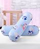 Babyhug Bolsters Penguin Print Set of 2 - Blue| 100% Cotton Outer Cover| Soft Poly Filling| Safe Sleep| Girls and Boys| Protection from Crib Railing| New Born Gifting Option